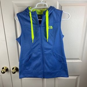 The North Face Suprema Full Zip Hooded Vest Blue Size Large